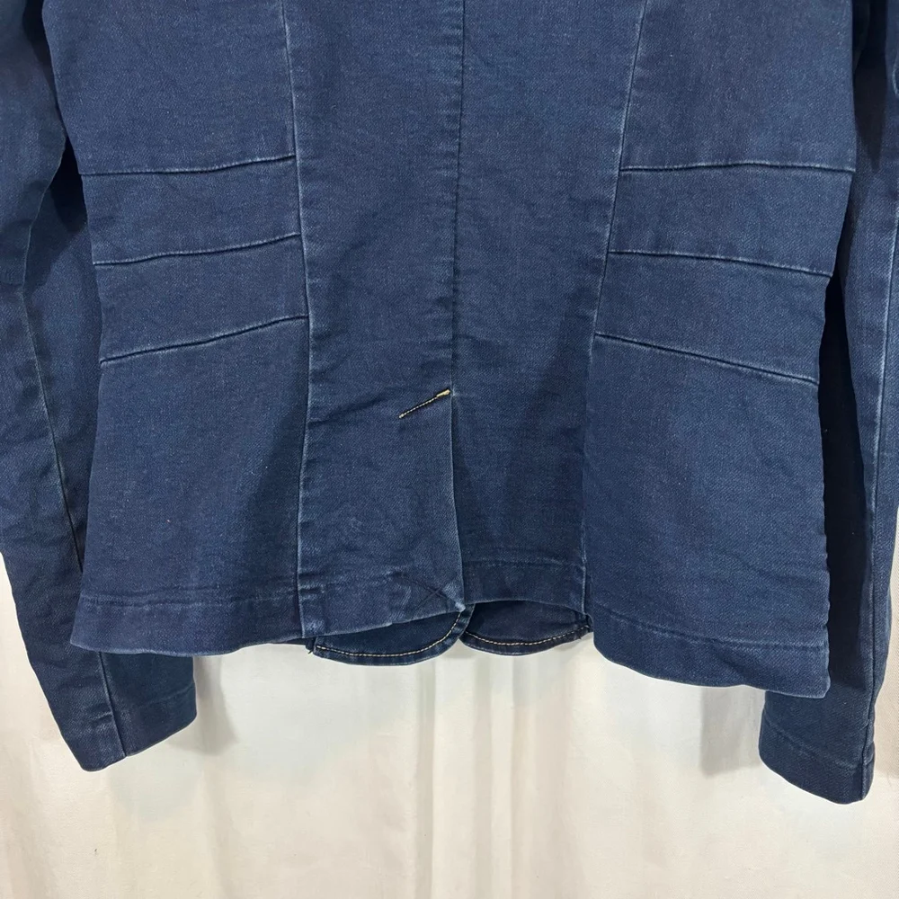 Sandwich Women’s Stretch Denim Blazer Jacket – Size 38 Early 2000s / Y2K Style - Picture 6 of 9